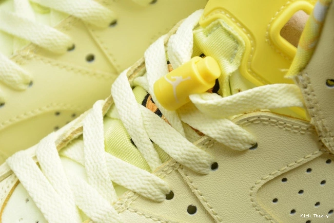 Kick Theory Yellow Jordan Retro 6 (GS) Dynamic 543390-800 Floral Air 0722